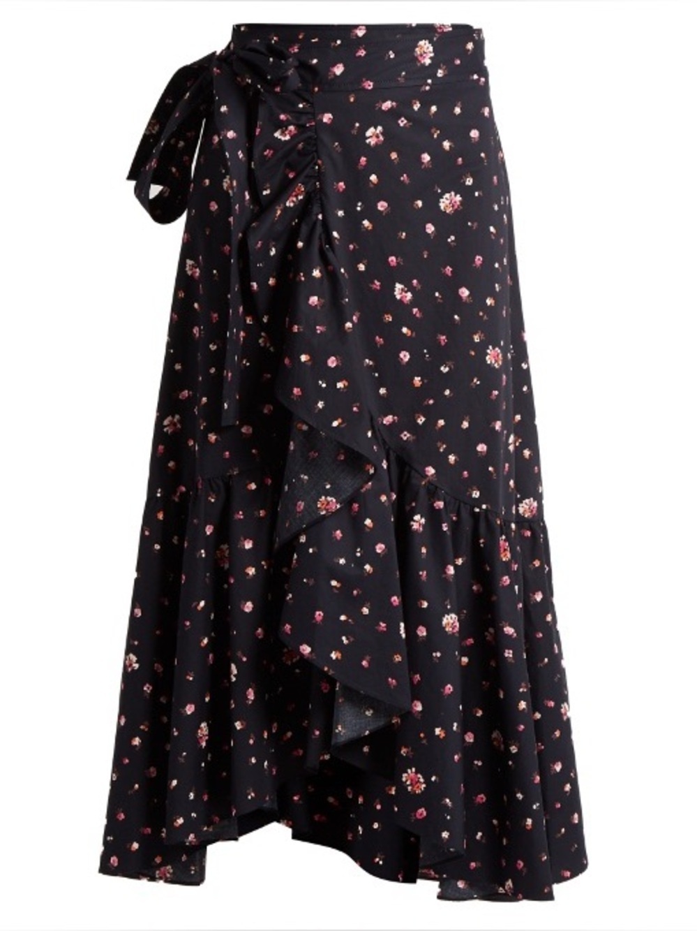REBECCA TAYLOR Mia Ruffle Wrap Skirt VGUC - Picture 4 of 9